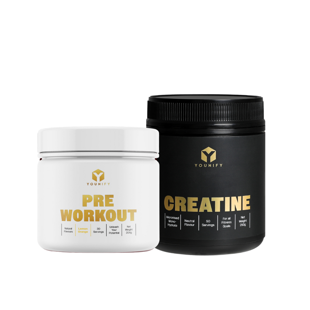 Pre-Workout & Creatine Monohydrate Stack – YOUNIFY