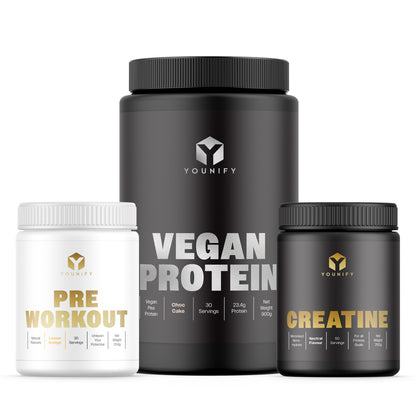 Younify Stack - Protein + Creatine + Pre