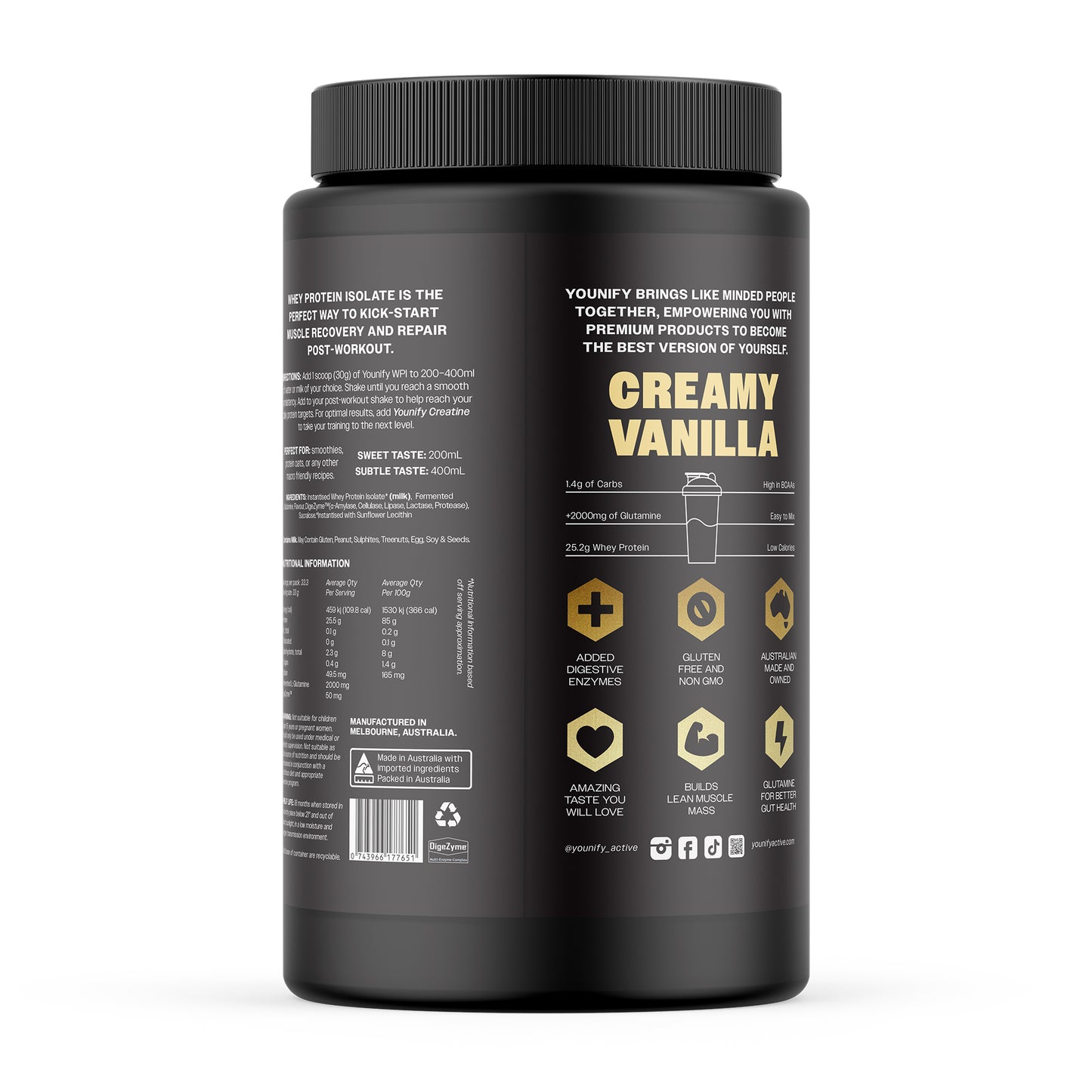 Younify Whey Protein Isolate - 1kg